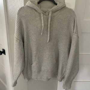 Oat colored blanket hoodie